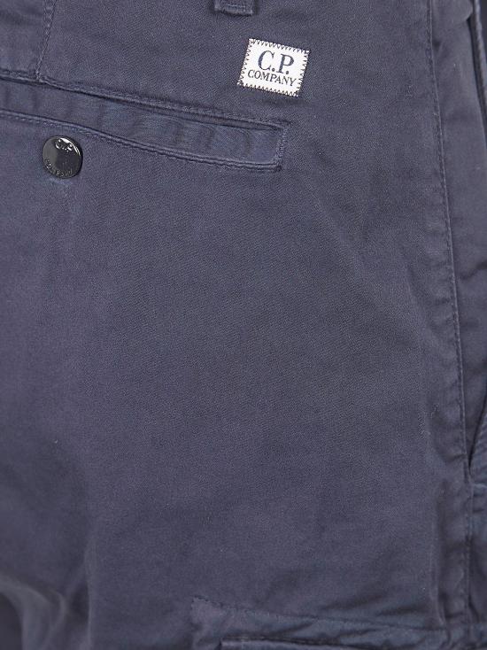 26SS 씨피 컴퍼니 스트레치 새틴 카고 팬츠 RSCMPA743A 005694G 888 TOTAL ECLIPSE BLUE - C.P. COMPANY