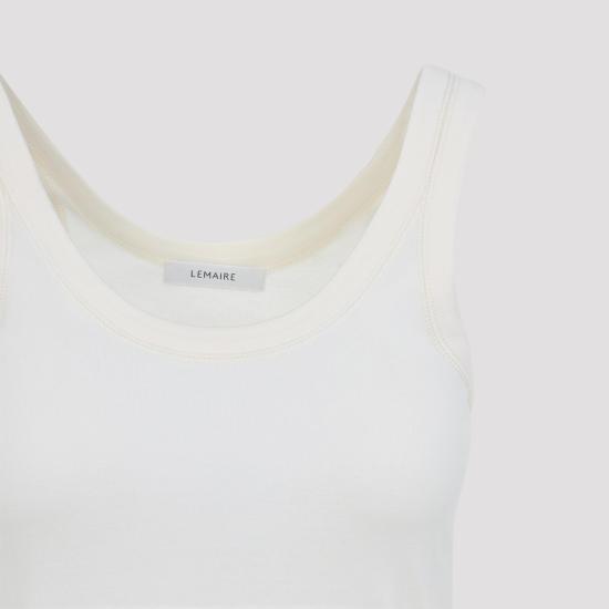 26SS 르메르 저지 탱크탑 TS0001 LJ1016 WH048 LIGHT CREAM NUDE NEUTRALS - LEMAIRE