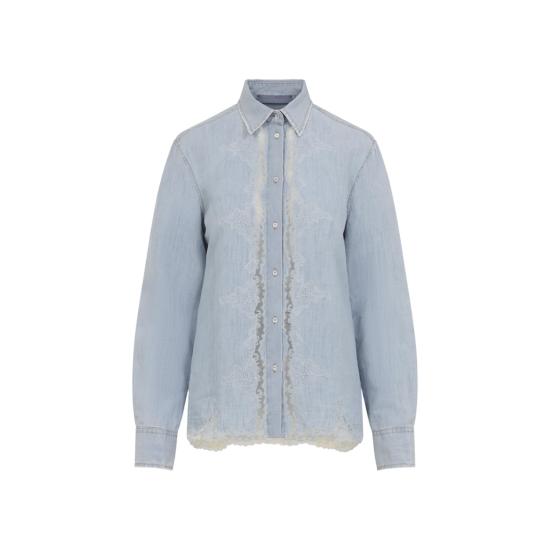 26SS 에르마노 설비노 셔츠 D482K405APTZD 44115 CASHMERE BLUE
