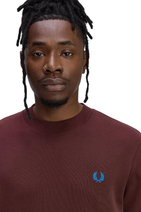25FW 프레드페리 긴팔 티셔츠 M7535 Z63 BORDEAUX - FRED PERRY