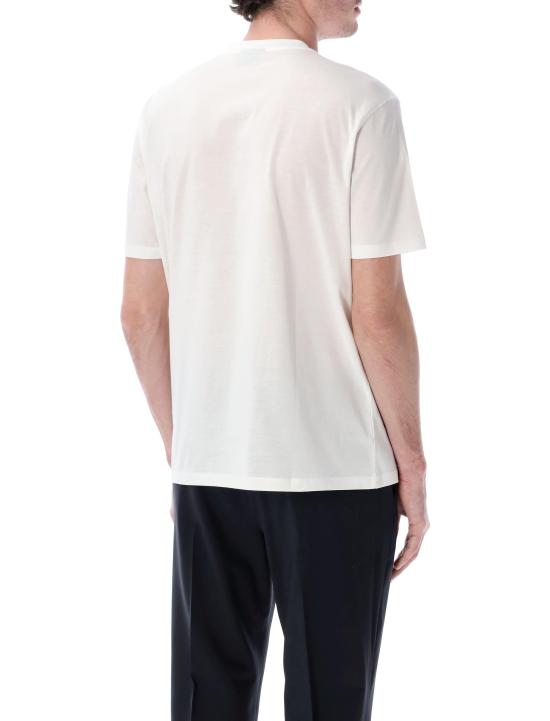 26SS 엠포리오 아르마니 폴로 티셔츠 EM004593AF10762 F0200 WHITE - EMPORIO ARMANI