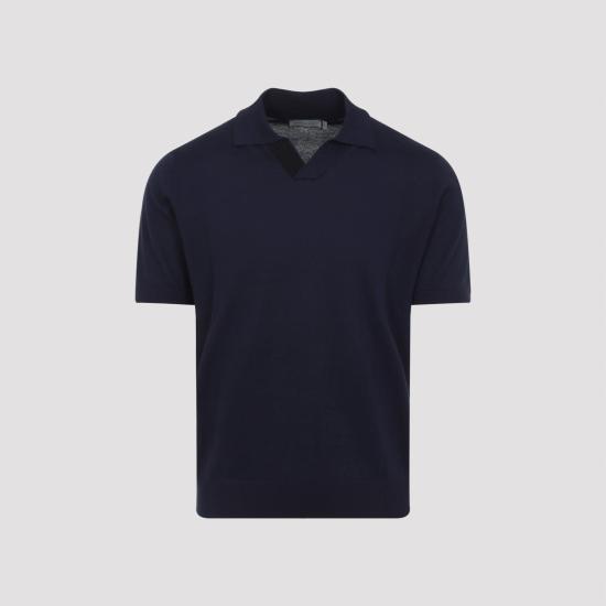 26SS 카날리 폴로 티셔츠 C1048 MK02054 301 NAVY BLUE - CANALI