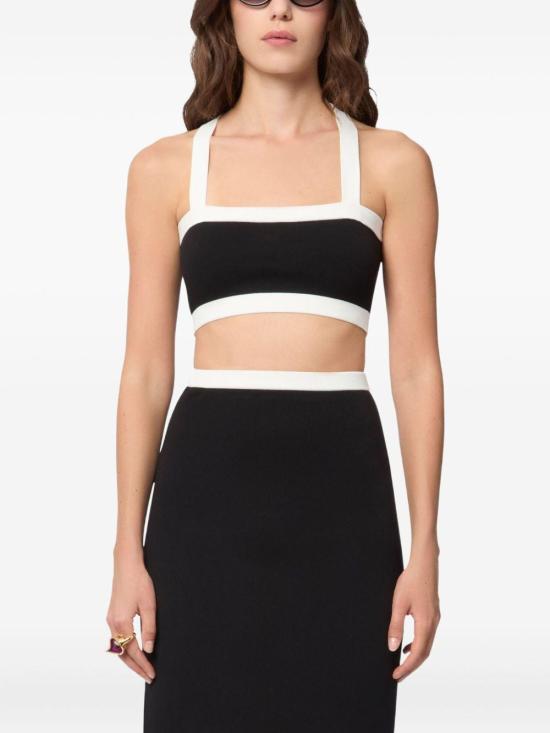 26SS 니나리찌 탑 26PMPU004ML0596 M1318 BLACK - NINA RICCI