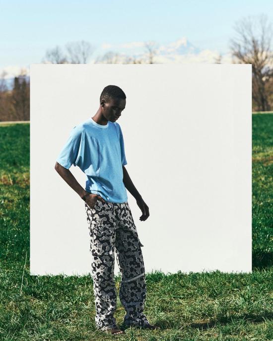  타카투르나 스트레이트 팬츠 24 2 3052 0149 MIDNIGHT BLACK GREY - TAKATURNA