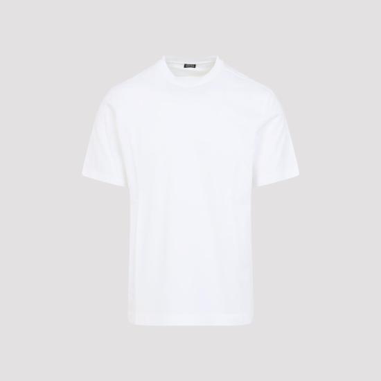 26SS 에르메네질도제냐 폴로 티셔츠 UH335A3 H771 N00 BIANCO OTTICO WHITE - ERMENEGILDO ZEGNA