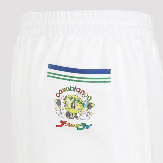 25FW 카사블랑카 숏팬츠 MAW25TR01201 TENNIS MASCOT MULTICOLOUR - CASABLANCA