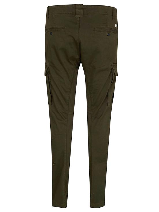 26SS 씨피 컴퍼니 스트레치 새틴 카고 팬츠 RSCMPA743A 005694G 683 IVY GREEN - C.P. COMPANY