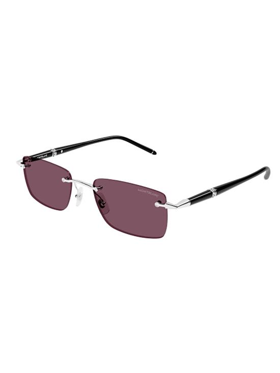 26SS 몽블랑 선글라스 MB0344S 002 SILVER BLACK VIOLET - MONTBLANC