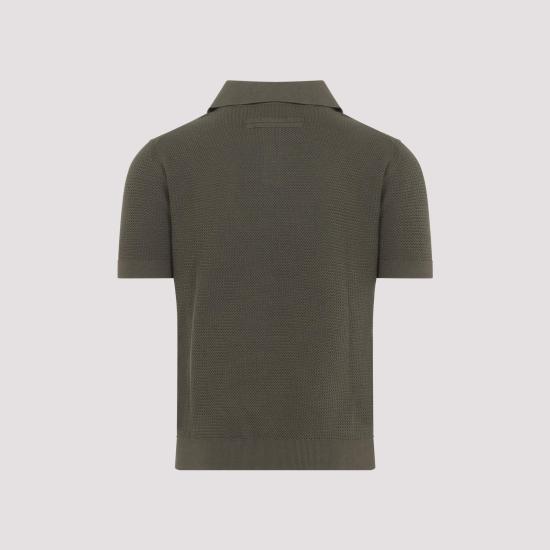 26SS 에르메네질도제냐 폴로 티셔츠 UHC26A3 C31 N07 BEIGE SCURO NUDE NEUTRALS - ERMENEGILDO ZEGNA