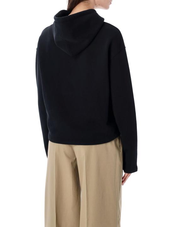 26SS 아미 ADC 콘트라스트 하트 후드 티셔츠 FSW767730 045 BLACK - AMI