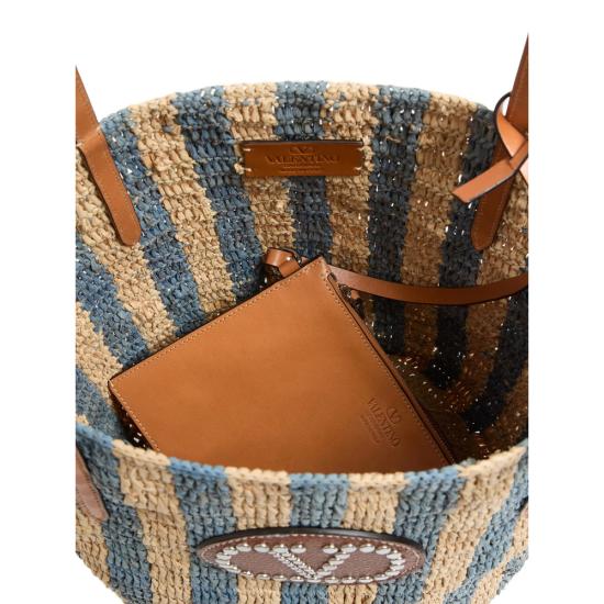 26SS 발렌티노 가라바니 토트백 8W2B0R37UHK C8C NEUTRALS BLUE - VALENTINO GARAVANI