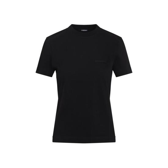 26SS 자크뮈스 반팔 티셔츠 TSW00550AJ00029 990 BLACK