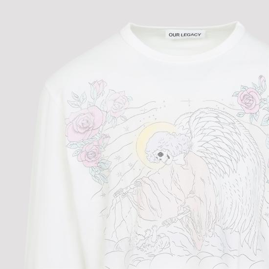 26SS 아워레가시 크루즈 롱슬리브 폴른 엔젤 프린트 M2266CFP FAREWELL PRINT WHITE - OUR LEGACY