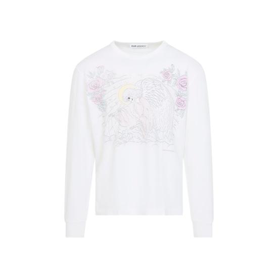 26SS 아워레가시 크루즈 롱슬리브 폴른 엔젤 프린트 M2266CFP FAREWELL PRINT WHITE