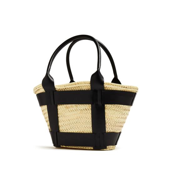26SS 드멜리어 토트백 D91 SANTORINI NABLK NEUTRALS BLACK - DEMELLIER