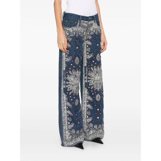 26SS 알13 데님 팬츠 R13WD229 D445B BLUE - R13