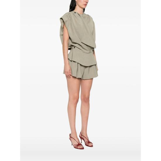 26SS 이로 블라우스 SCILLA WM16 GRE68 GREEN - IRO