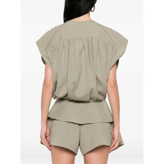 26SS 이로 블라우스 SCILLA WM16 GRE68 GREEN - IRO