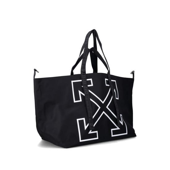 26SS 오프화이트 토트백 OMNA20SC99FA B001 1001 BLACK - OFF WHITE