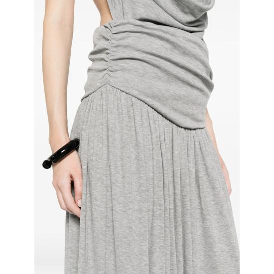 26SS 아야 뮤즈 롱 스커트 AMR2632 GRAY GREY - AYA MUSE