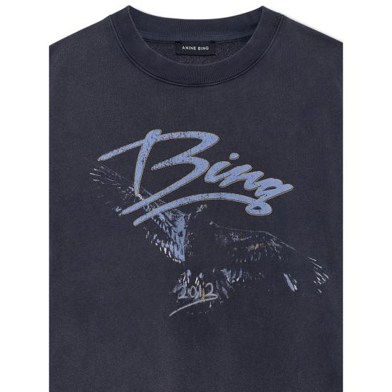 26SS 애니빙 긴팔 티셔츠 A 08 12161 WBL1 BLACK - ANINE BING