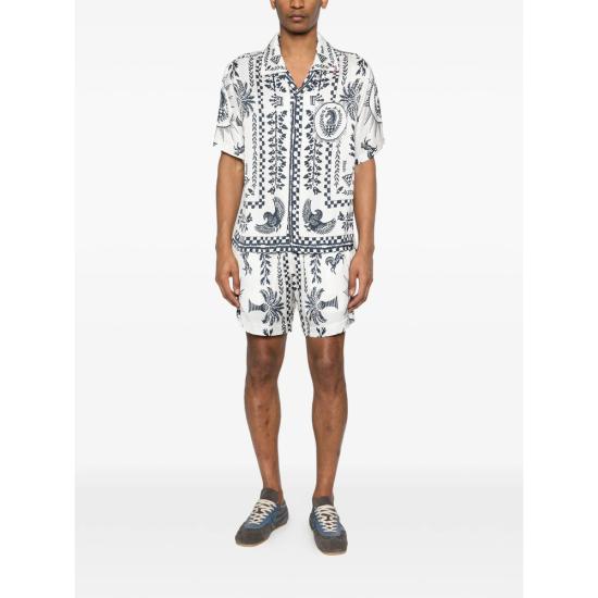 26SS 루드 숏팬츠 RHSS26SH02358 1741 WHITE BLUE - RHUDE