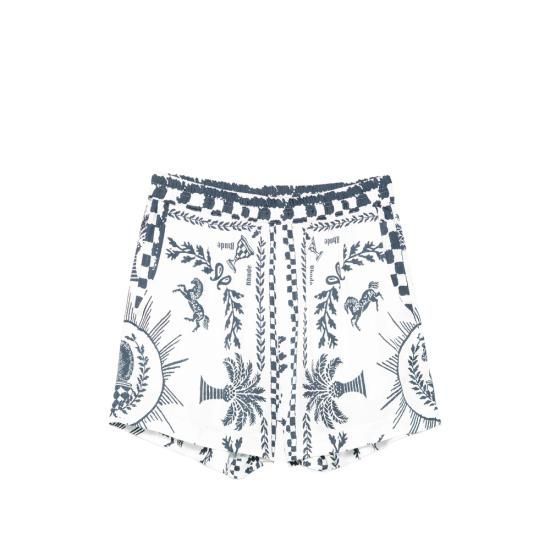 26SS 루드 숏팬츠 RHSS26SH02358 1741 WHITE BLUE