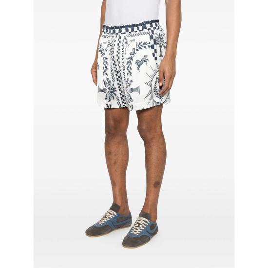 26SS 루드 숏팬츠 RHSS26SH02358 1741 WHITE BLUE - RHUDE