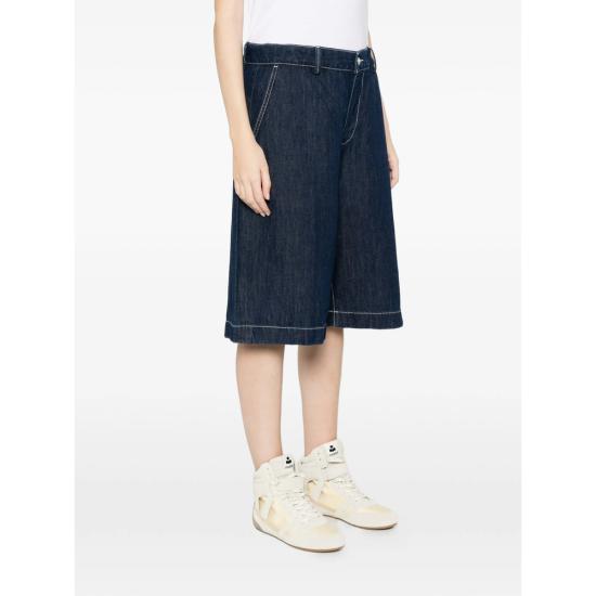 26SS 세븐포올맨카인드 숏팬츠 7T6Y0U03 WIDE LEG 3BJ BLUE - 7 FOR ALL MANKIND