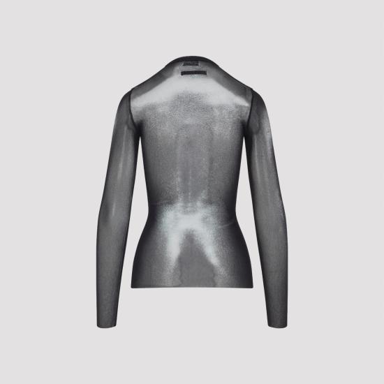 25FW 장 폴 고티에 탑 2504WTO366M010P0091 0091 BLACK SILVER - JEAN PAUL GAULTIER