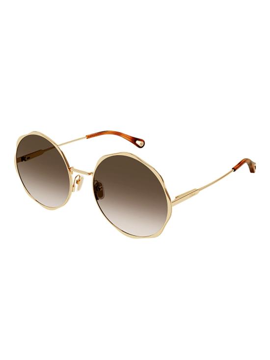26SS 끌로에 선글라스 CH0184S 002 GOLD GOLD BROWN METALLIC - CHLOE