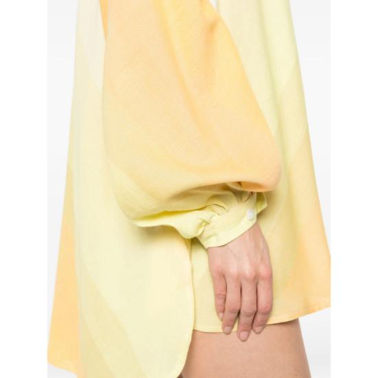 26SS Marrakshi Life 미디 원피스 HS25 035 STR39 YELLOW ORANGE - MARRAKSHI LIFE