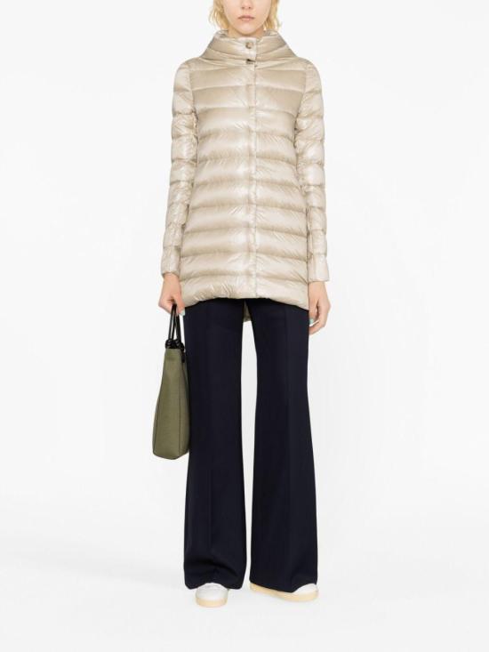 25FW 에르노 아멜리아 A 쉐입 패딩 PI0505DIC 12017Z1985 BEIGE - HERNO