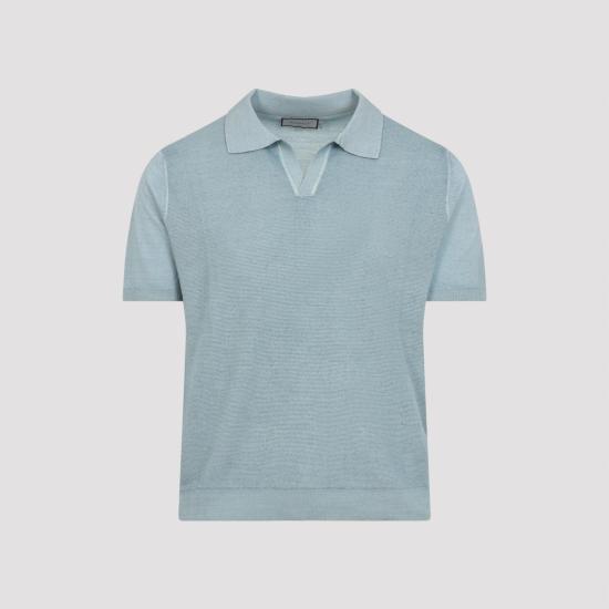 26SS 카날리 폴로 티셔츠 C1131 MK02476 821 ACQUA GREEN - CANALI