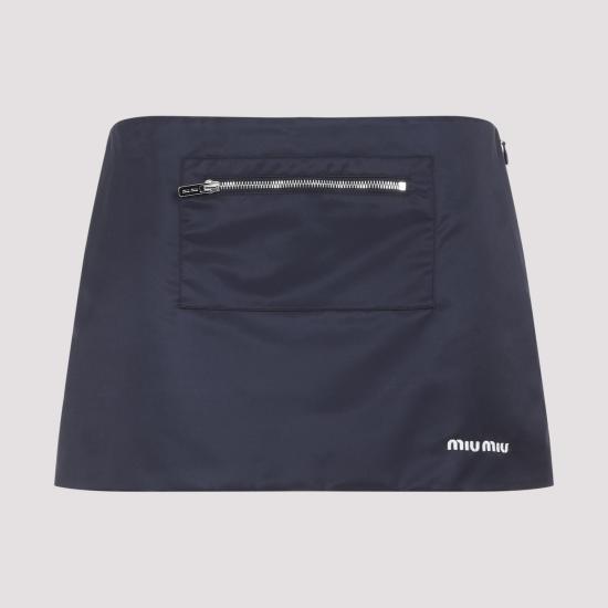 26SS 미우미우 스커트 MG2583SOOO 181A F0008 BLEU BLUE - MIU MIU