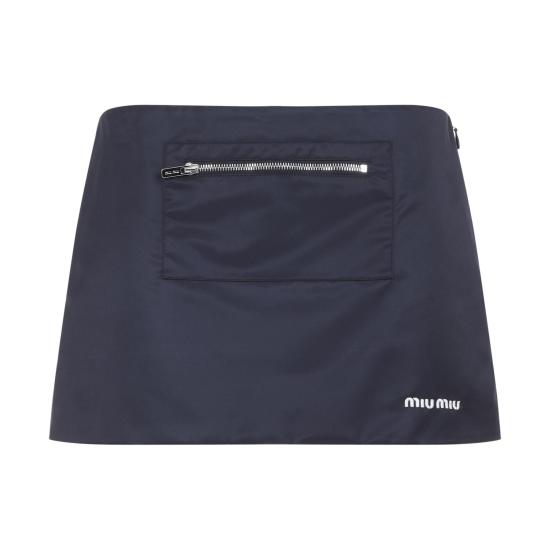 26SS 미우미우 스커트 MG2583SOOO 181A F0008 BLEU BLUE
