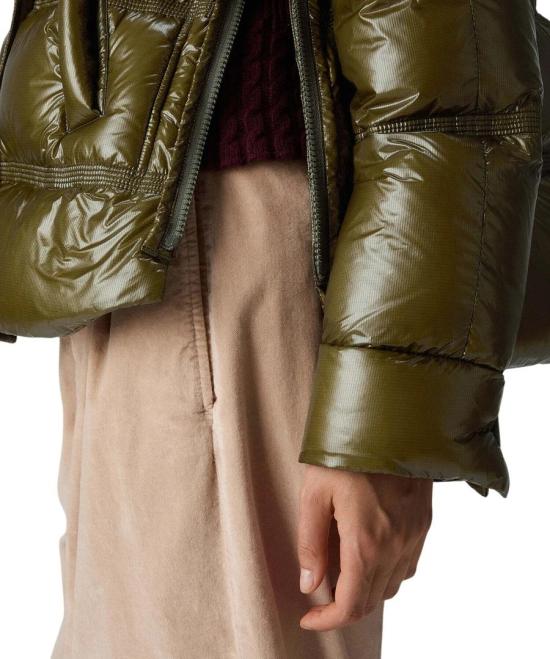 25FW 페트레이 숏패딩 TAKAN MID FUR 689 VERDE GREEN - PEUTEREY