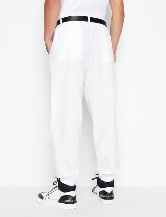  알마니 스트레이트 팬츠 3LZP47 1100 BIANCO WHITE - ARMANI