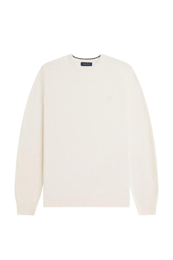 25FW 프레드페리 긴팔 티셔츠 K1309 560 PANNA CREAM