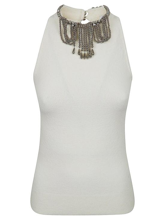 26SS 파코라반 탑 26PMTO185ML0334 P255 CREAM NUDE NEUTRALS - PACO RABANNE