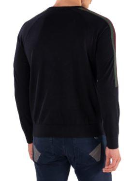  하몬트앤블레인 긴팔 티셔츠 HRG366030823 801 BLU NAVY BLUE - HARMONT & BLAINE