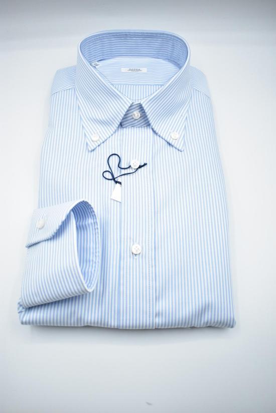  발바 셔츠 P0136042U CELESTE CELESTE BIANCO