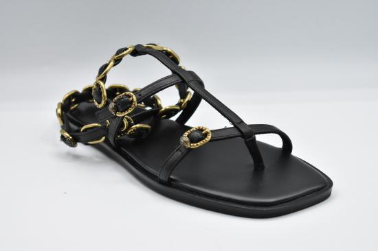 25SS 커트가이거 로퍼 REGENT FLAT GLADIATOR BLACK - KURT GEIGER