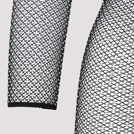  발렌시아가 탑 748657 3D2B4 1081 BLACK SILVER - BALENCIAGA