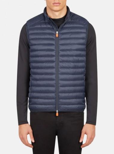  세이브더덕 아담 패딩 베스트 D82410M 90010 BLU BLUE - SAVE THE DUCK