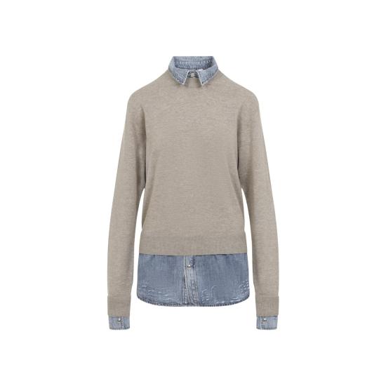 26SS 아크네 스튜디오 스웨터 A60670 AEK BEIGE NUDE NEUTRALS