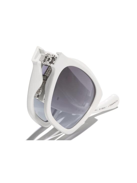 25FW 샤넬 선글라스 6055B SOLE C716S6 WHITE - CHANEL