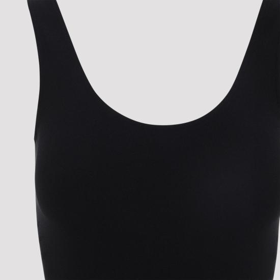 26SS 월포드 바디수트 티셔츠 79342 7005 BLACK - WOLFORD