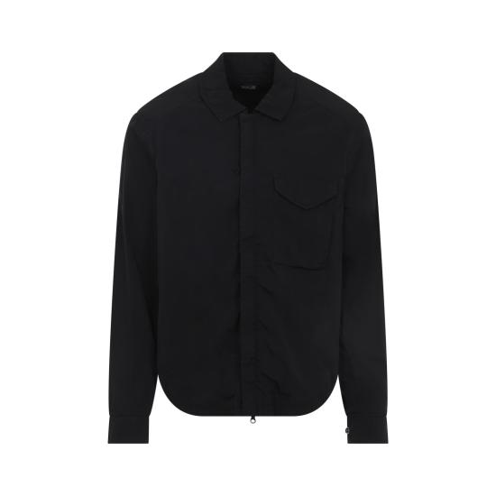 26SS 씨피 컴퍼니 크롬-R 렌즈 오버 셔츠 RSCMOS710A 005904G 999 BLACK