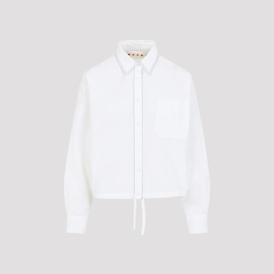 26SS 마르니 셔츠 CAMA0670S0 UTCY67 00W01 LILY WHITE - MARNI